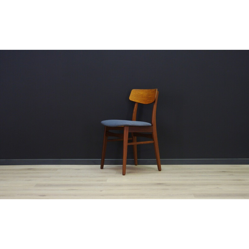 Set of 4 vintage Danish chairs in teak - 1960s