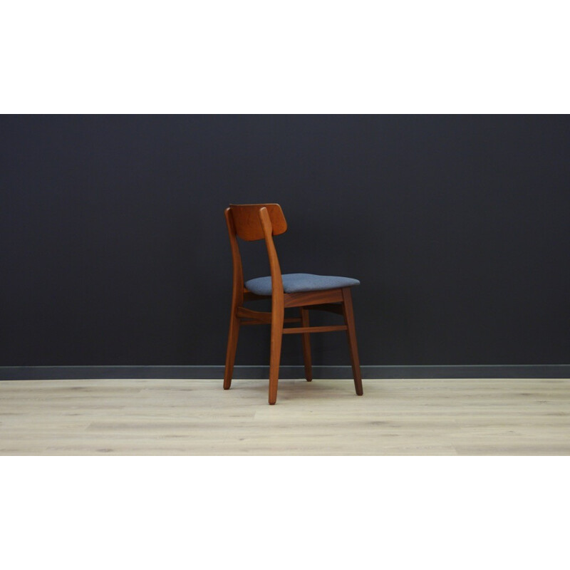 Set of 4 vintage Danish chairs in teak - 1960s