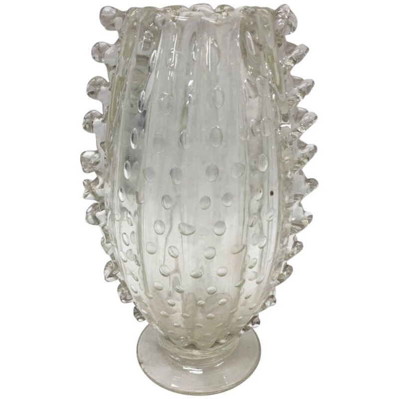 Vintage Murano Glass Vase by Barovier - 1960s