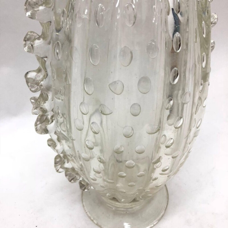 Vintage Murano Glass Vase by Barovier - 1960s