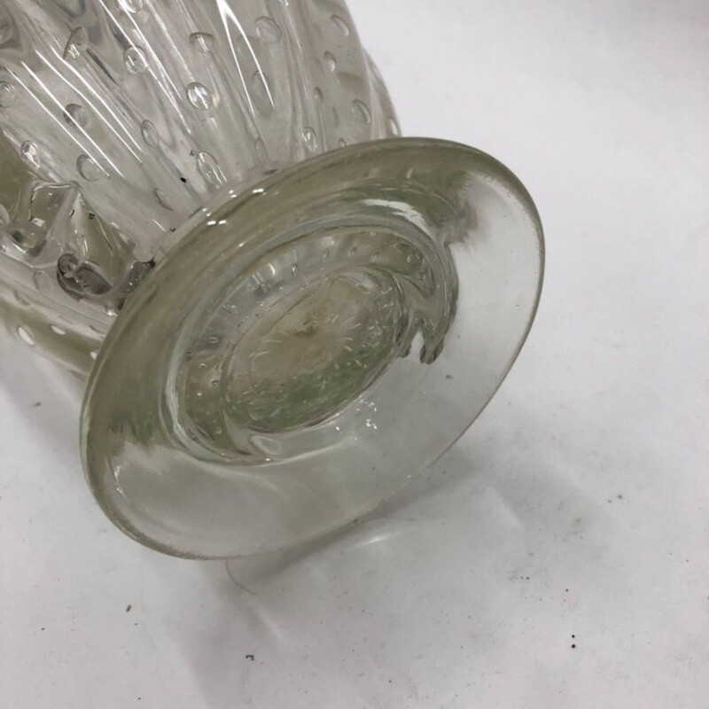 Vase vintage en verre de Murano par Barovier - 1960