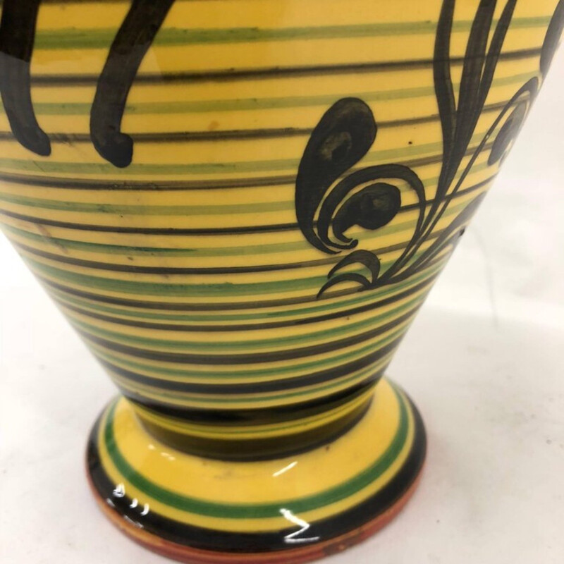 Vintage Italian Futurist Vase - 1930s