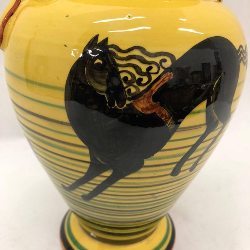 Vintage Italian Futurist Vase - 1930s