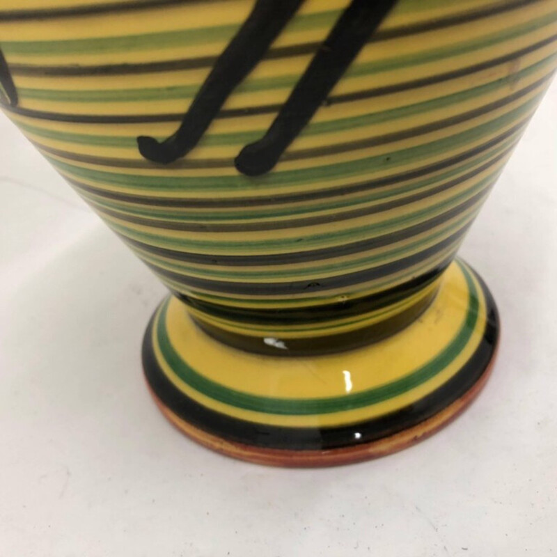 Vintage Italian Futurist Vase - 1930s