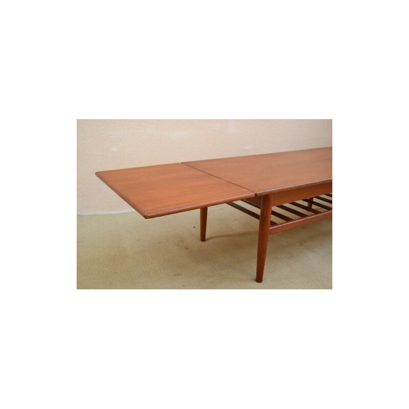 Scandinavian coffee table in teak - 1970s