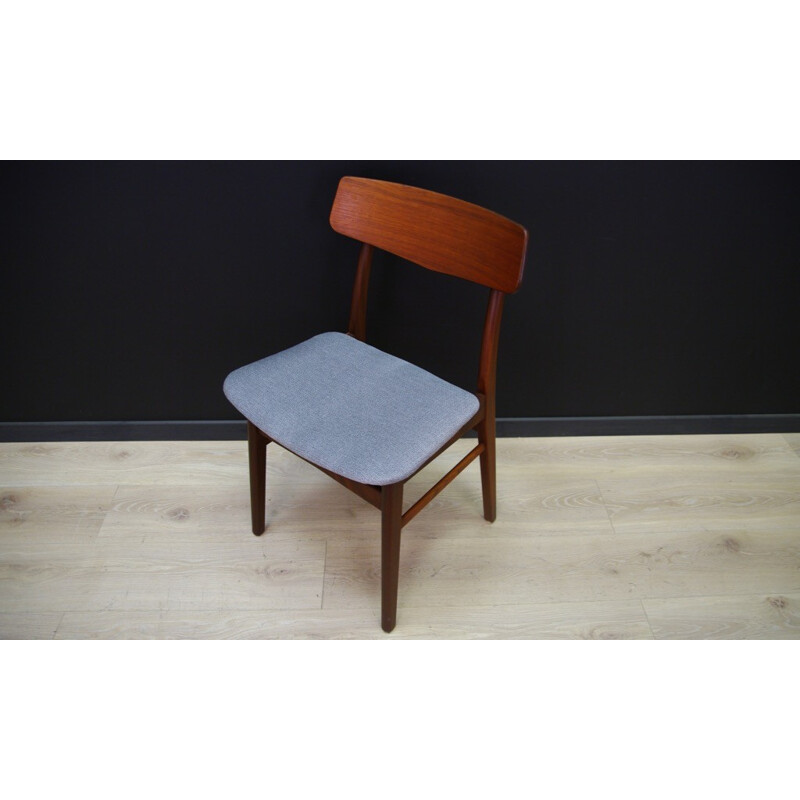 Set of 6 vintage Danish chairs in teak - 1960s