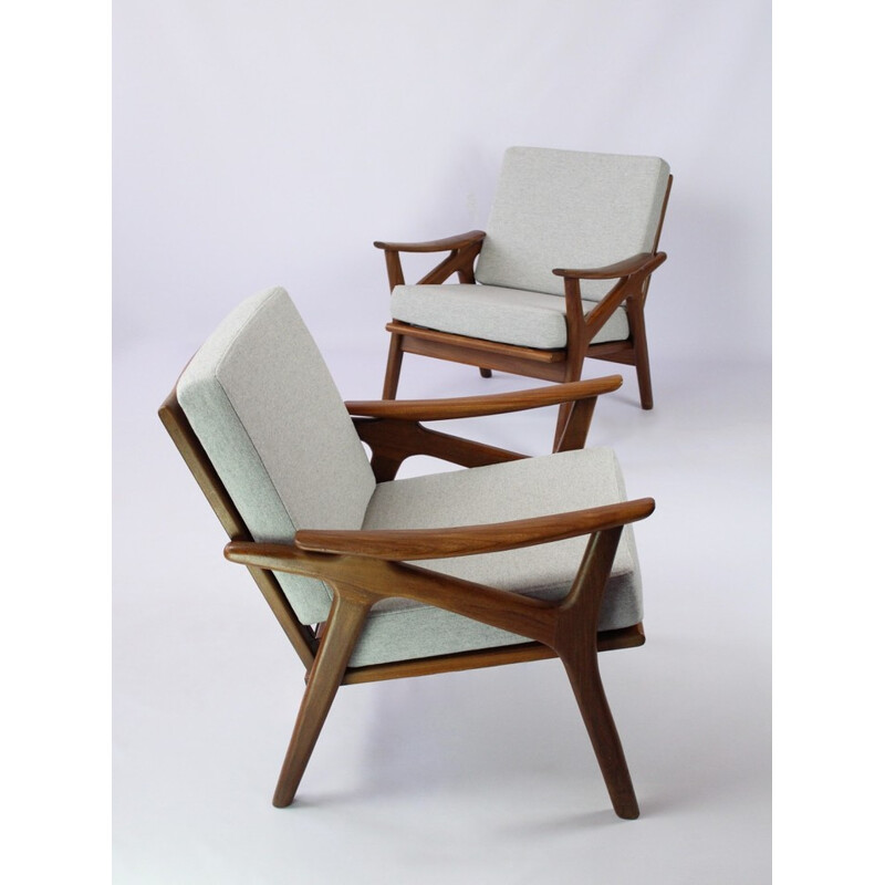 Suite de 2 fauteuils danois vintage - 1960