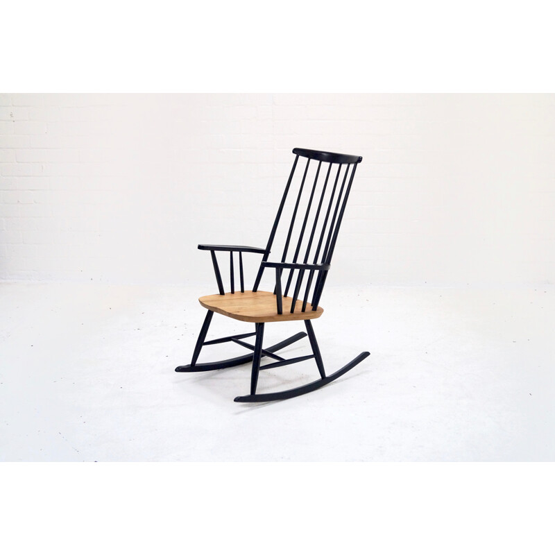 Vintage rocking chair by Roland Rainer for 2k - 1960s