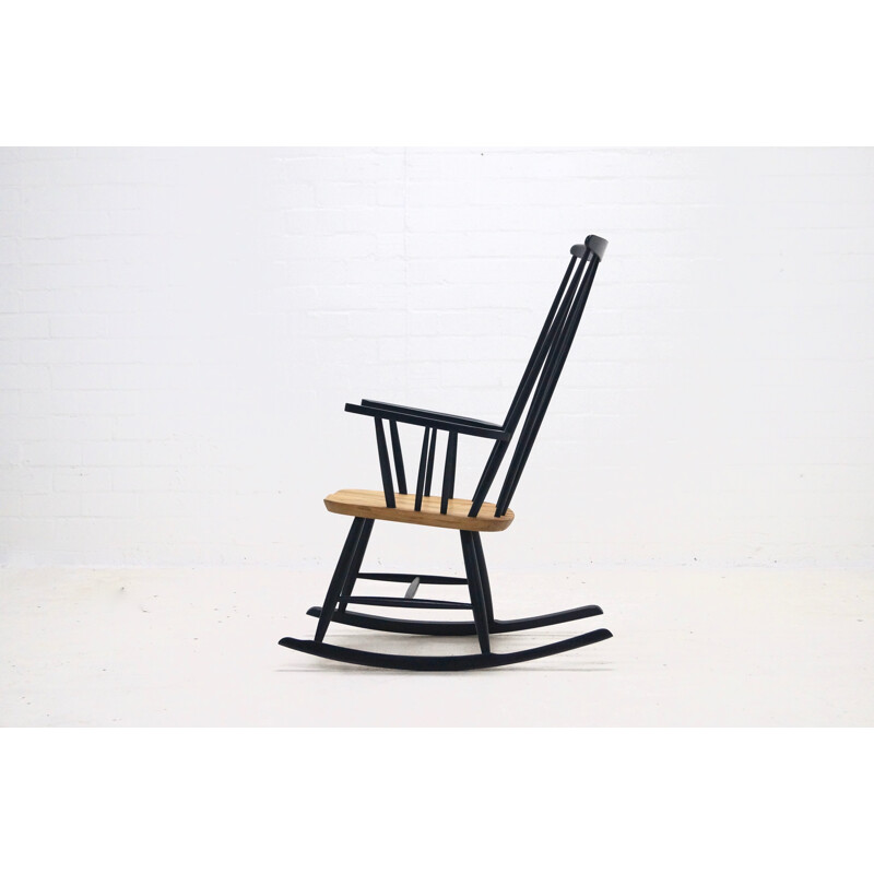 Vintage rocking chair by Roland Rainer for 2k - 1960s