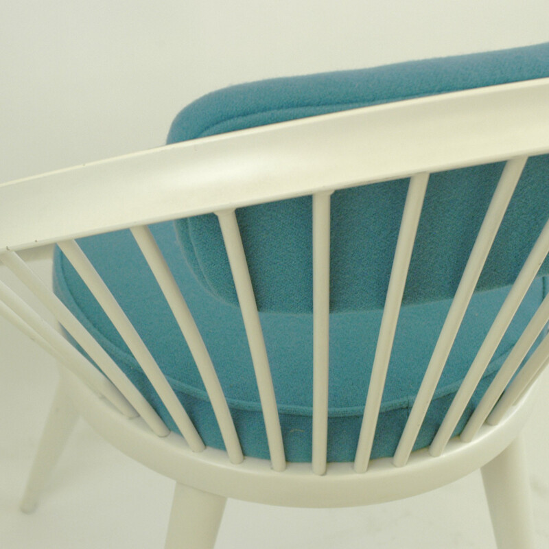 Vintage Circle Lounge Chair by Yngve Ekstrom - 1960s