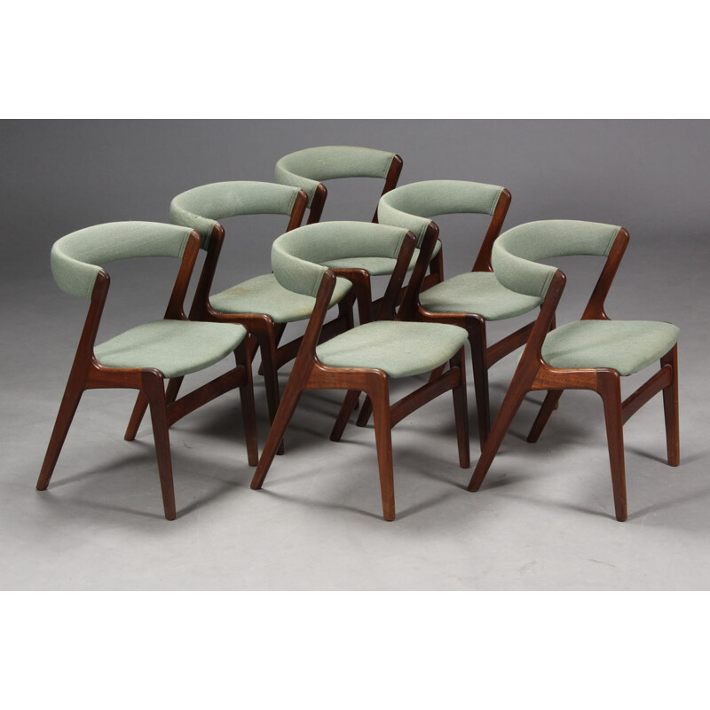 Set of 6 vintage Teak Dining Chairs - 1960s