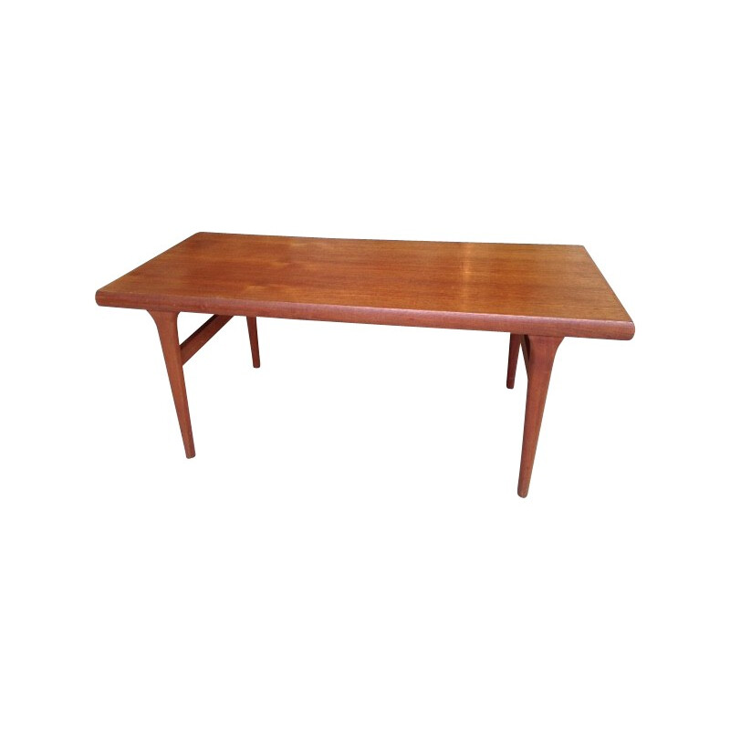 Scandinavian coffee table in teak, Johannes ANDERSEN - 1960s