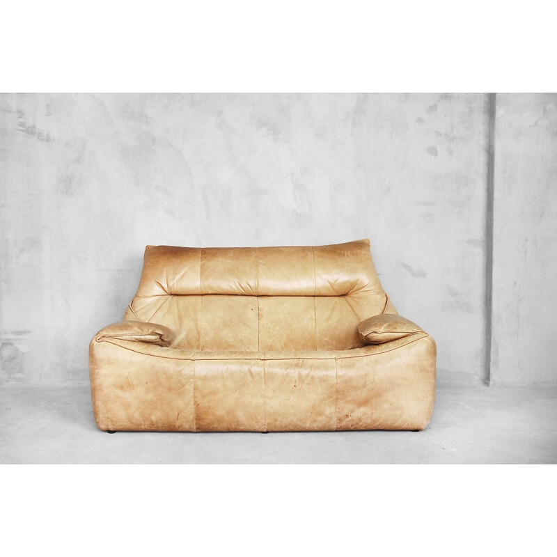 Leather The Rock Sofa by Gerard Van Den Berg for Montis - 1970s