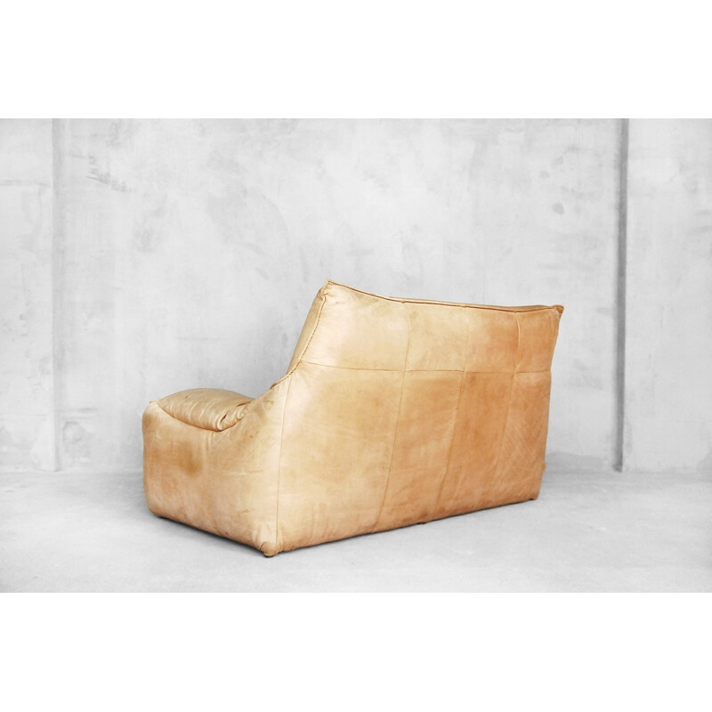 Leather The Rock Sofa by Gerard Van Den Berg for Montis - 1970s