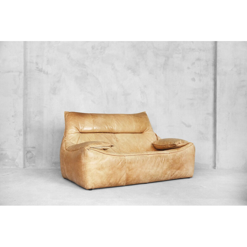 Leather The Rock Sofa by Gerard Van Den Berg for Montis - 1970s