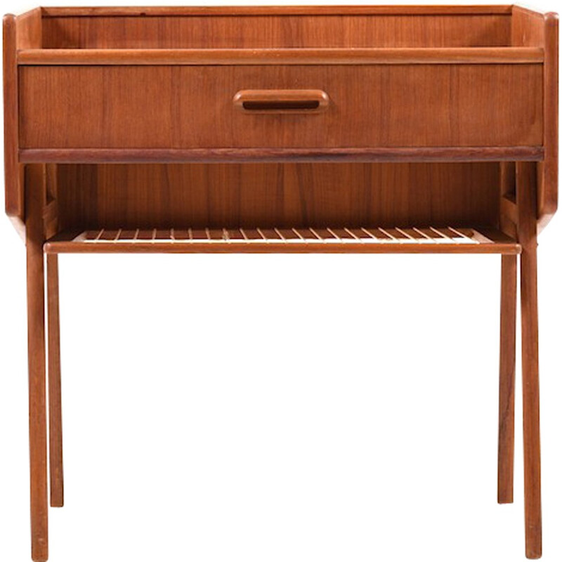 Vintage Danish Entry Chest Table in Teak - 1960s