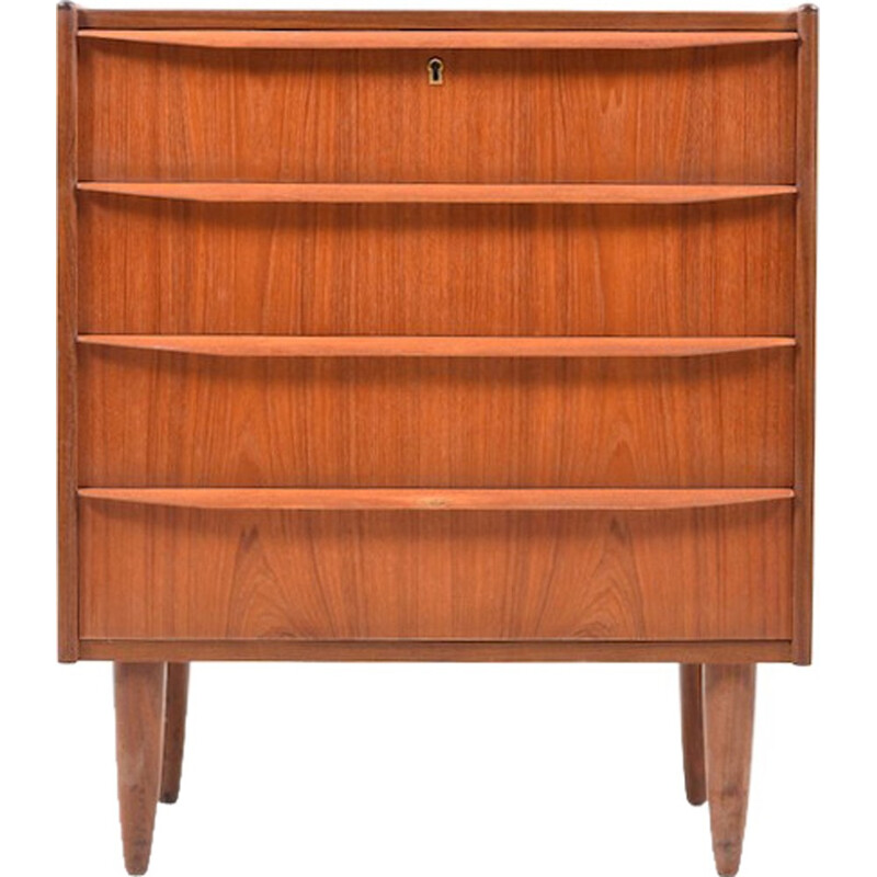 Vintage danish teak chest of drawers - 1960s