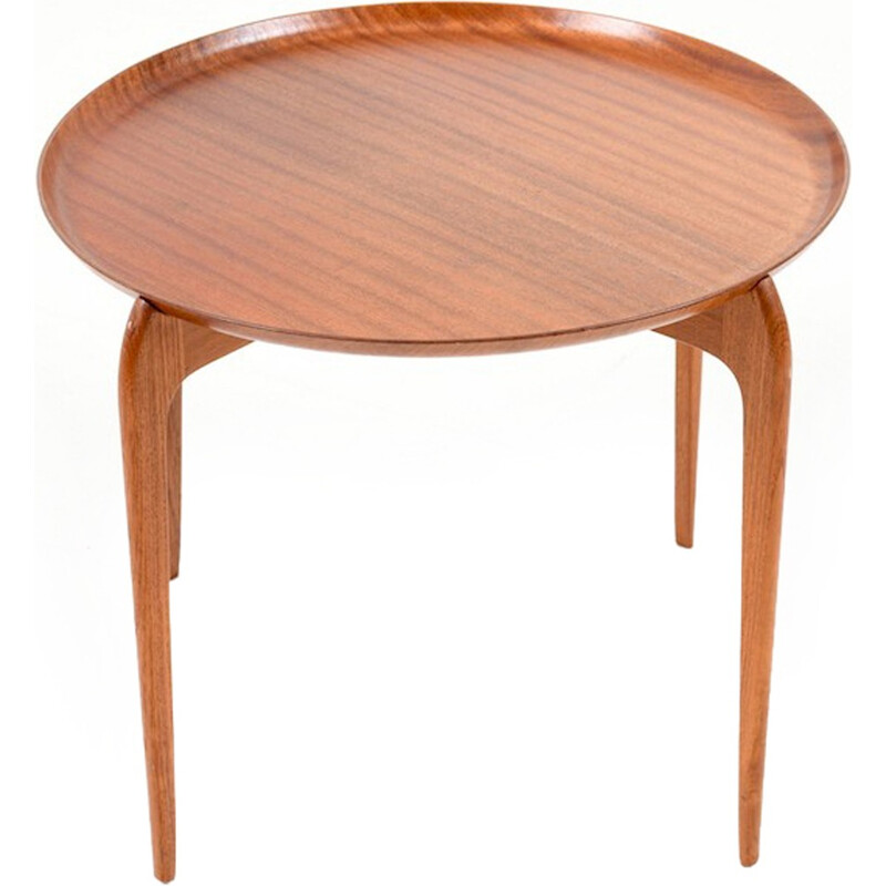 Vintage teak top table by Svend Aage Willumsen and Engholm for Fritz Hansen, Denmark, 1950