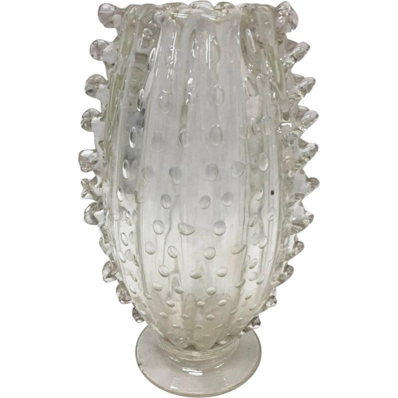 Vintage Murano Glass Vase by Barovier - 1960s
