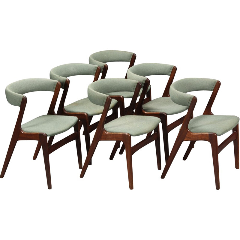 Set of 6 vintage Teak Dining Chairs - 1960s