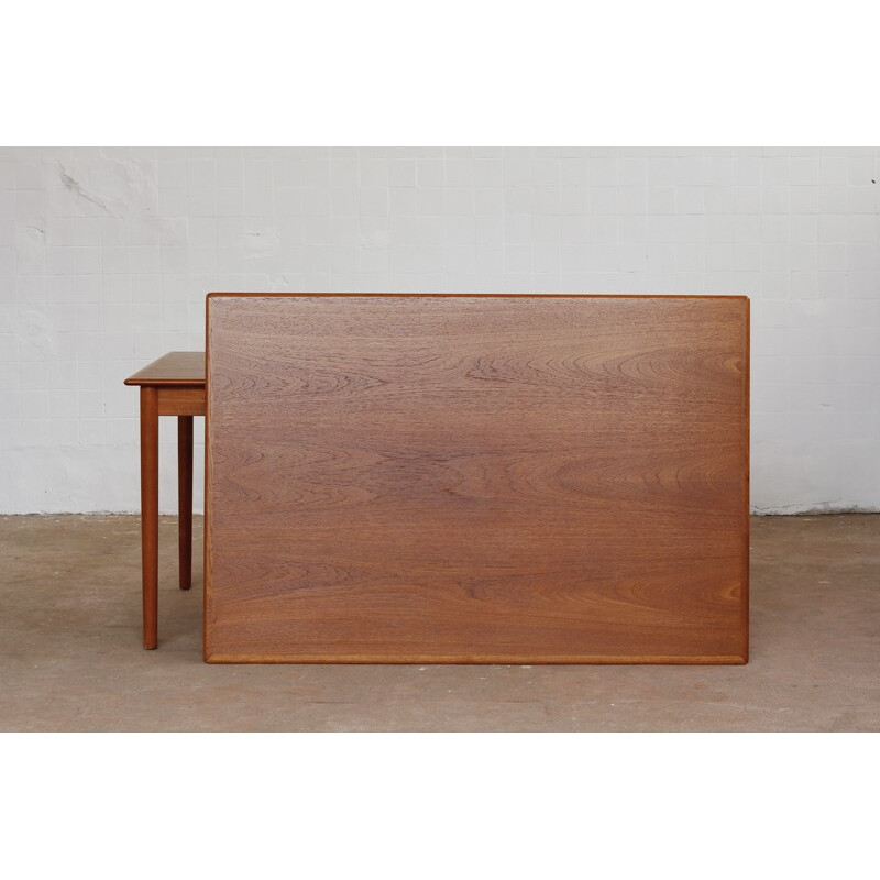 Wide Danish table in teak - 1960s