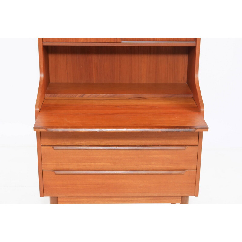 Vintage Scandinavian teak secretary - 1960s