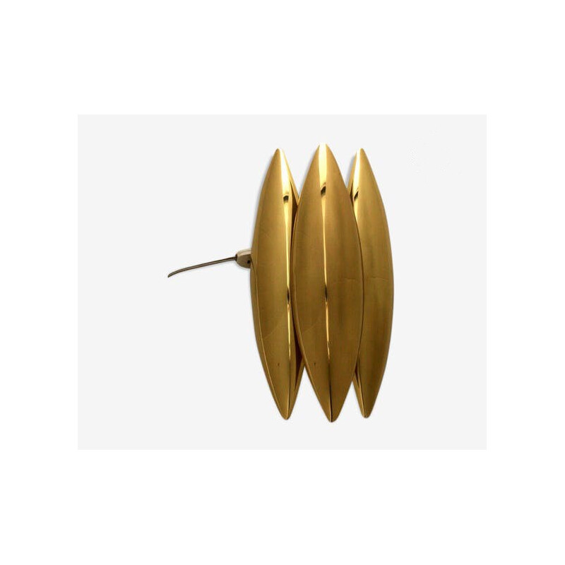 Vintage Kastor wall light in brass - 1960s