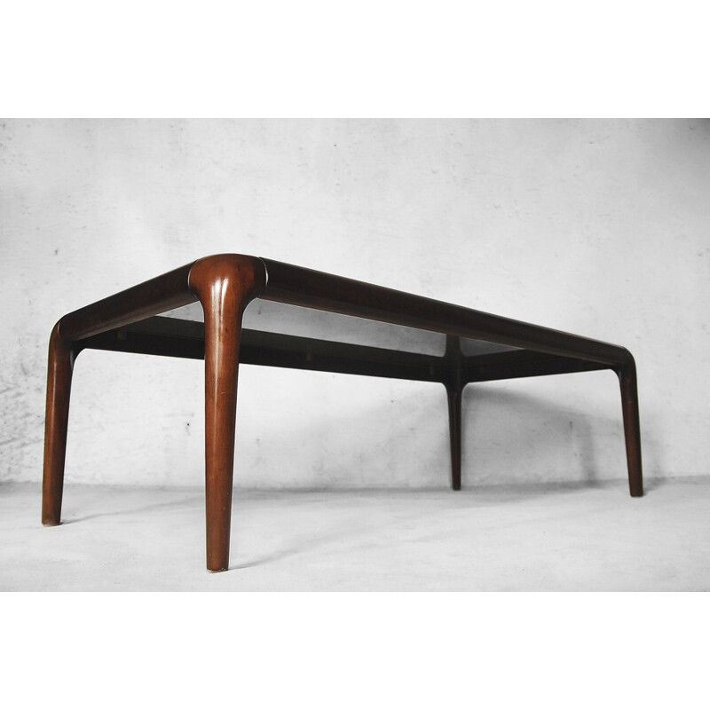 Table d'appoint vintage en palissandre par Hohnert Design - 1960