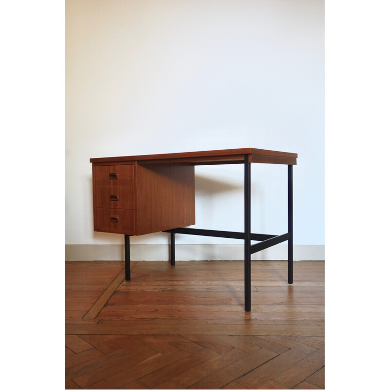 Vintage Scandinavian teak desk - 1950s