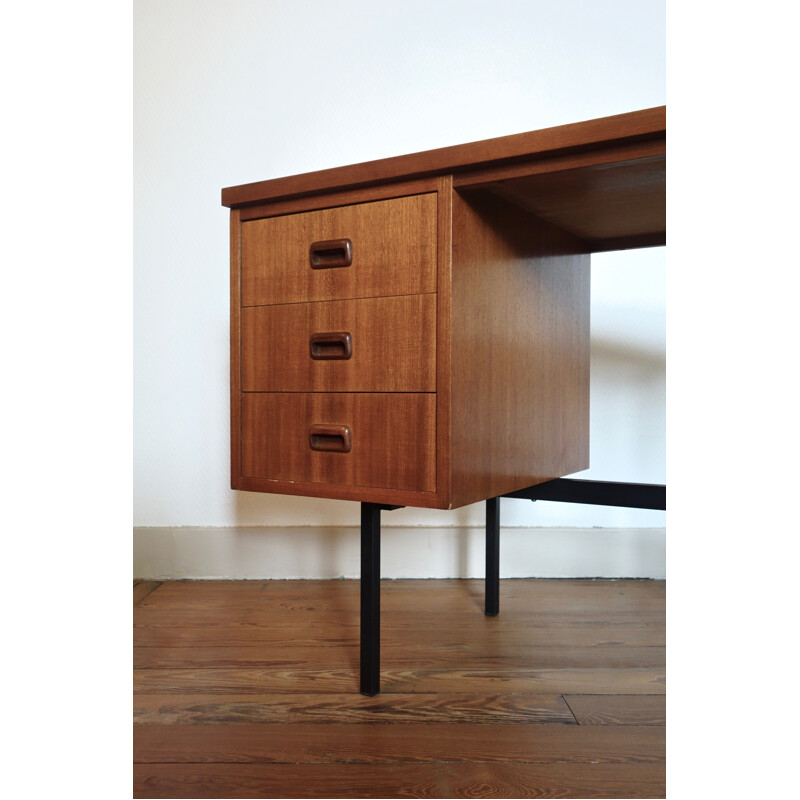 Vintage Scandinavian teak desk - 1950s