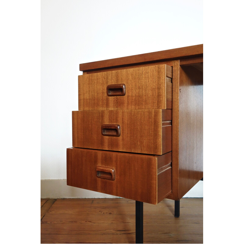 Vintage Scandinavian teak desk - 1950s