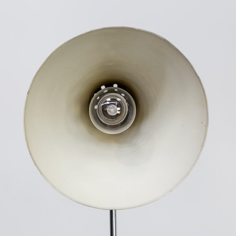 Lampadaire vintage pliable en cuir et métal par Floris Fiedeldij pour Artimeta Soest - 1960
