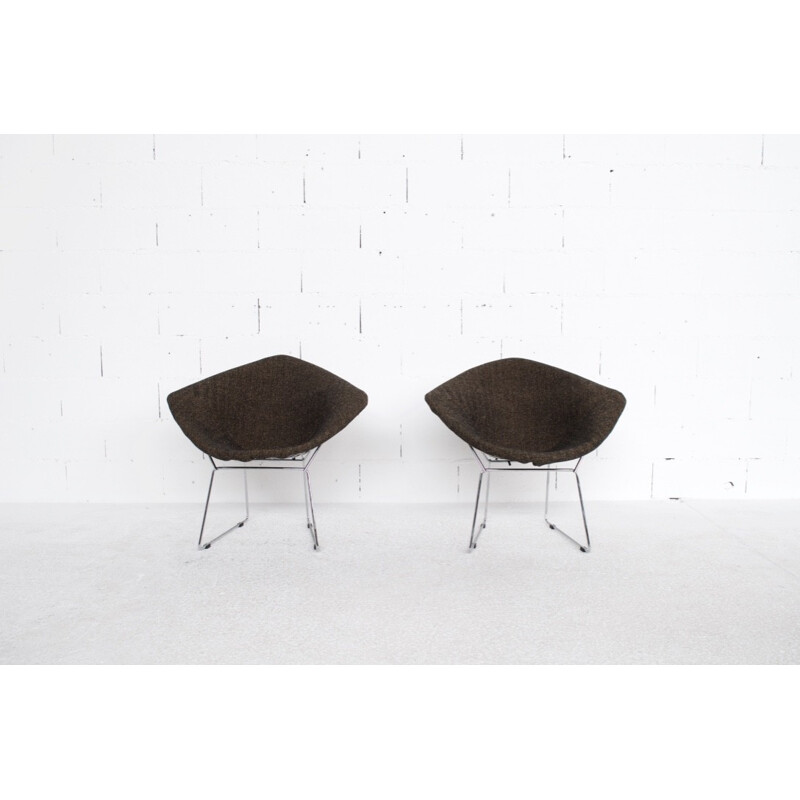 Set of 2 armchairs model "Diamond" by Harry Bertoïa for Knoll - 1970s