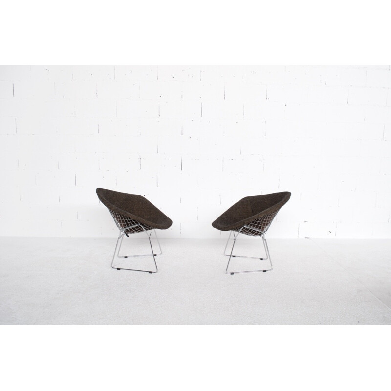 Set of 2 armchairs model "Diamond" by Harry Bertoïa for Knoll - 1970s