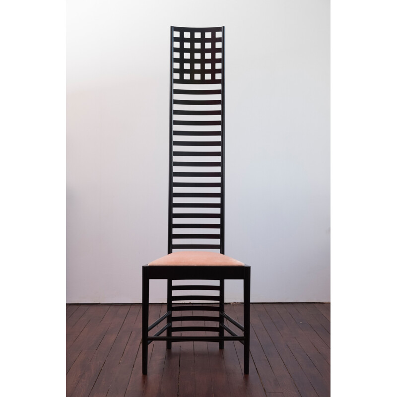 Vintage chair Hill House 1 by Charles Rennie Mackintosh for Cassina - 1970s