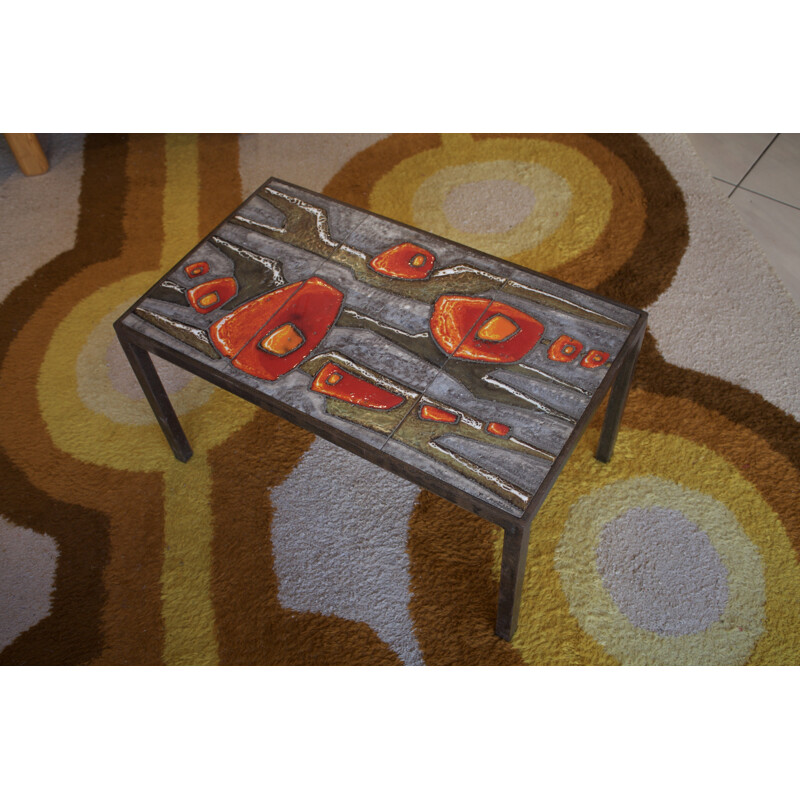 Vintage coffee table in ceramic - 1950s