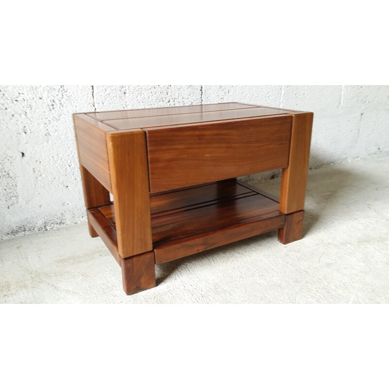 Vintage Bedside table in Rosewood - 1970s