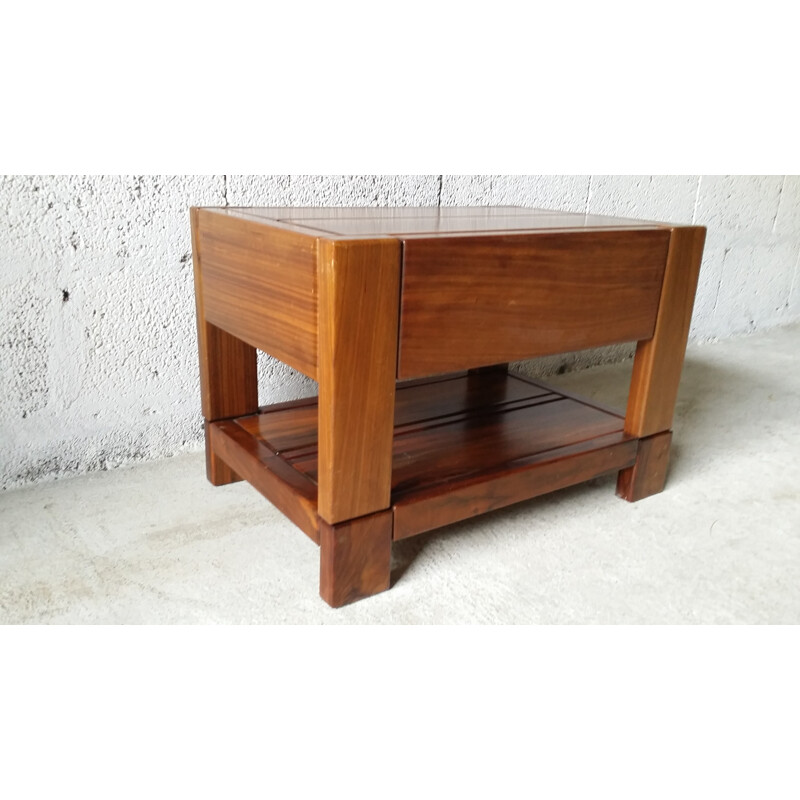 Vintage Bedside table in Rosewood - 1970s