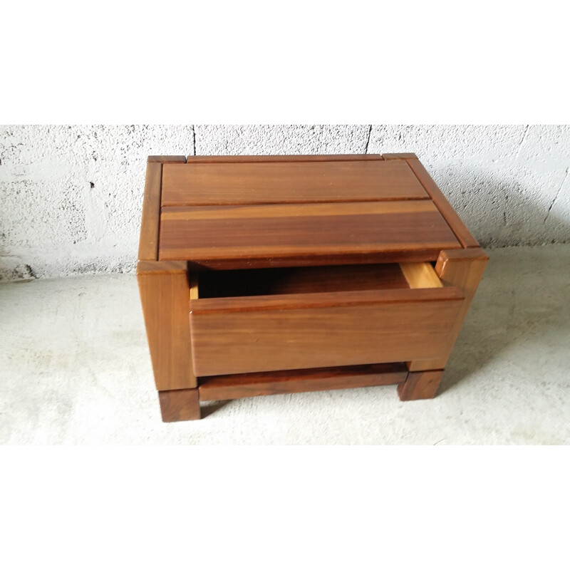 Vintage Bedside table in Rosewood - 1970s