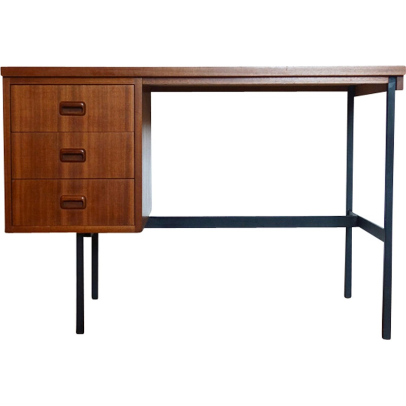 Vintage Scandinavian teak desk - 1950s