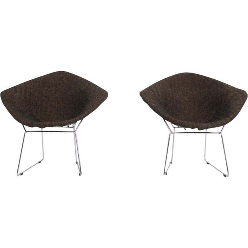 Set of 2 armchairs model "Diamond" by Harry Bertoïa for Knoll - 1970s