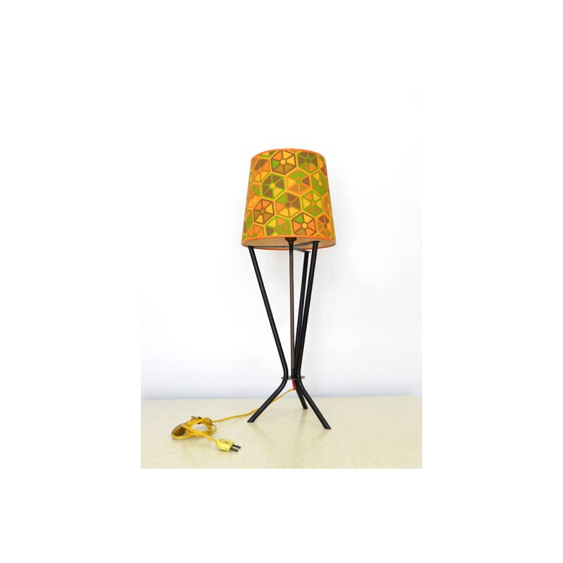 Lampe de table vintage  tripode - années 50