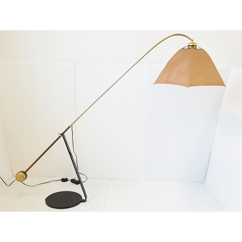 Vintage floor lamp with pendulum - 1970s