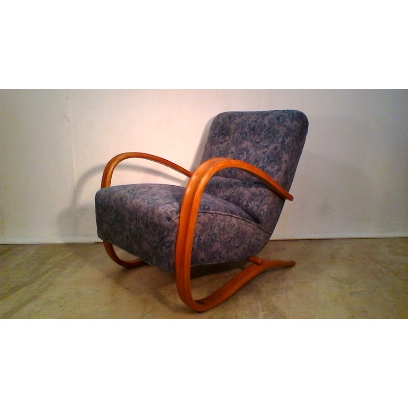 Vintage armchair Model H-269 by Jindřich Halabala - 1930s