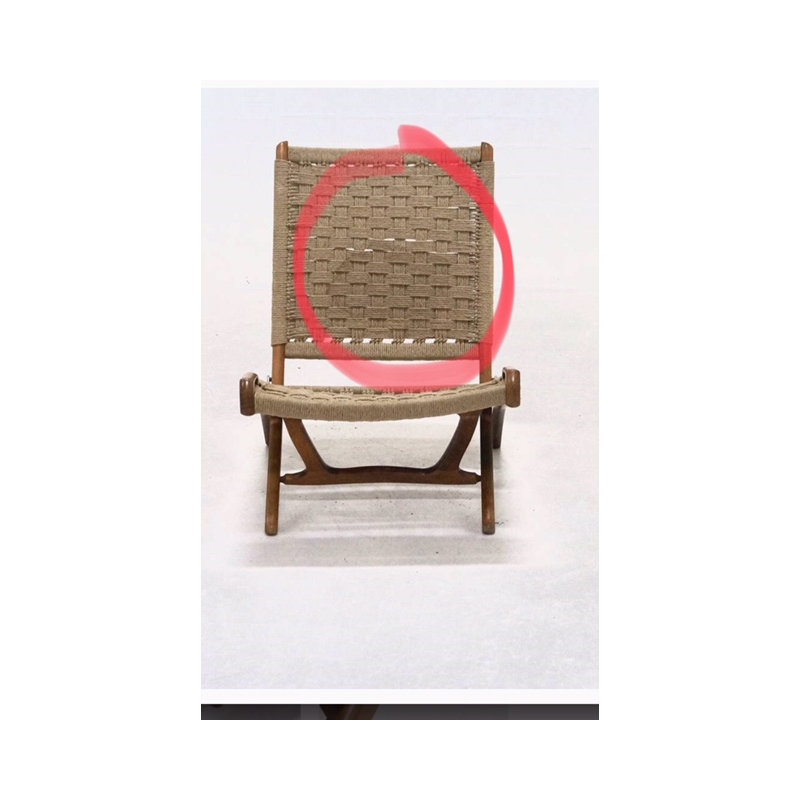 Mid century Folding Rope Chair by Ebert Wels - 1960s