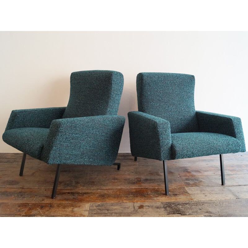 Vintage Miami Lounge Chairs by Pierre Guariche for Meurop - 1950s
