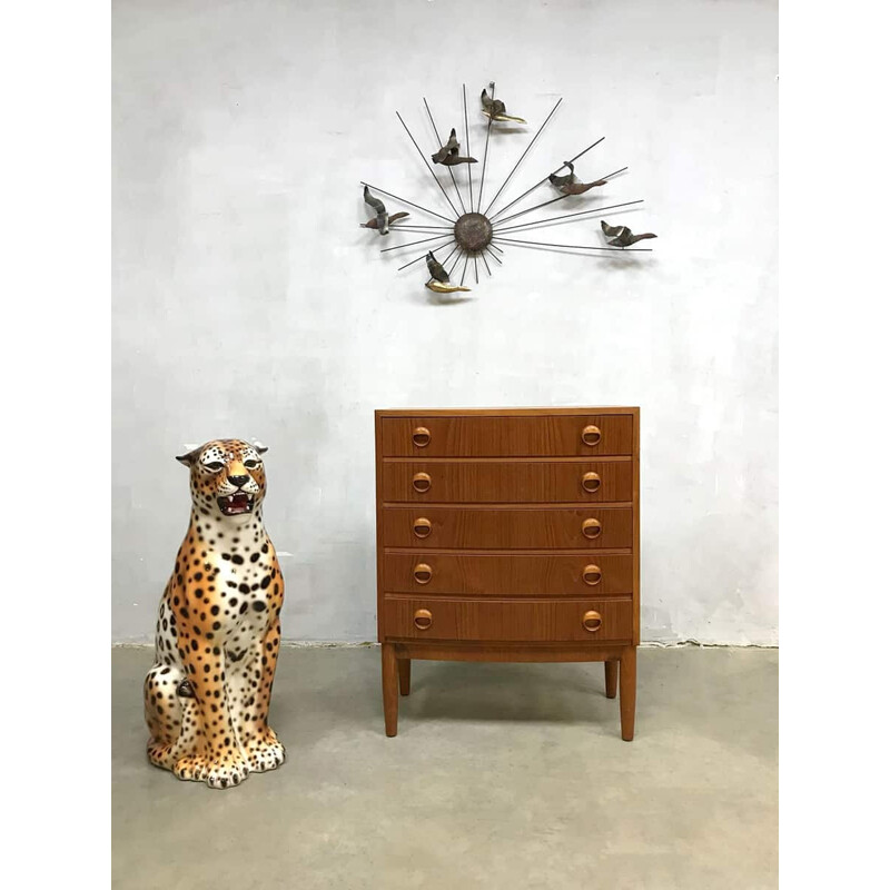 Vintage chest of drawers by Kai Kristiansen for Feldballes Mobelfabrik - 1960s