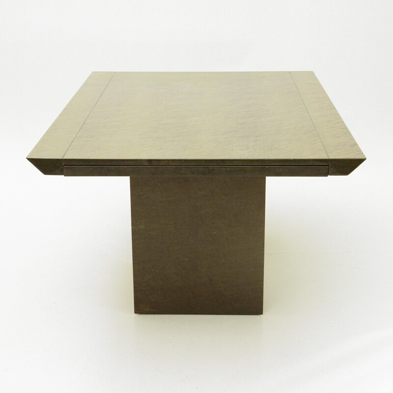 Vintage italian Extendable Table by Giovanni Offredi for Saporiti - 1980s