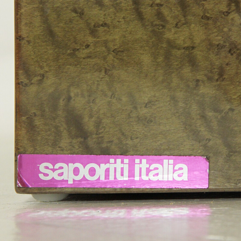 Vintage italian Extendable Table by Giovanni Offredi for Saporiti - 1980s