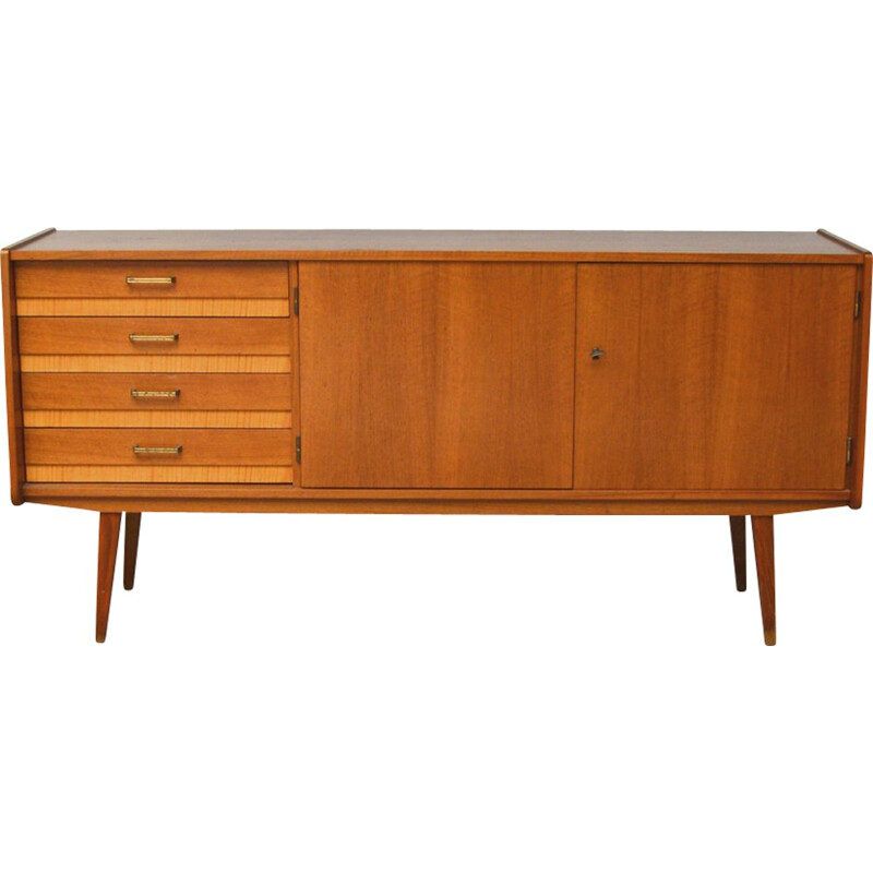 Vintage sideboard with compass legs - 1960s